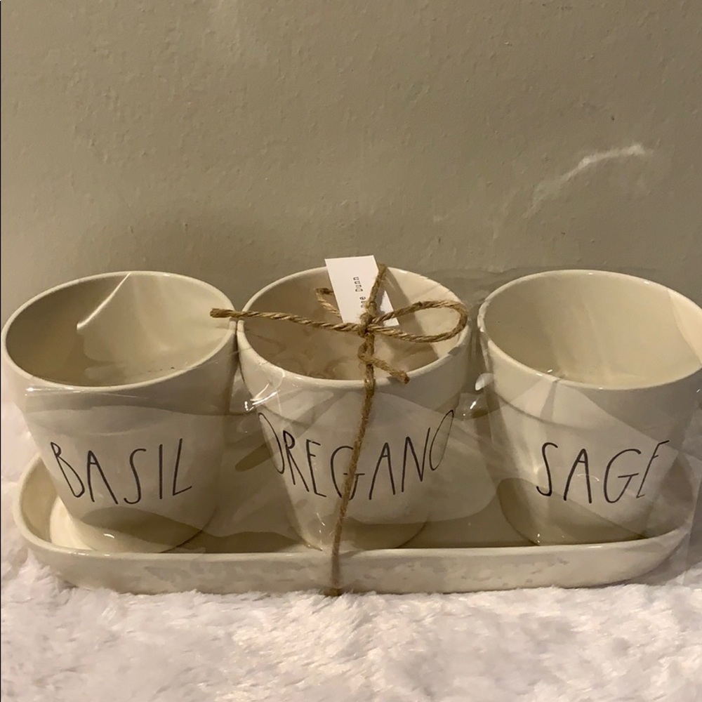Brand New Raedunn Basil/Oregano/Sage Planters